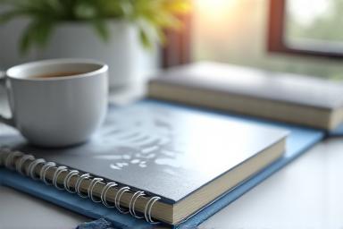 아침 명상을 위한 고요한 워밍업 음악을 상징하는 이미지